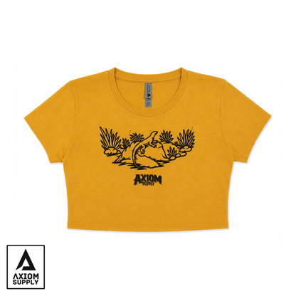 Axiom Supply Women's Desert Lizard Crop Tee